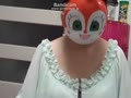 踊ってみた♪顔蒸れる　暑いからパタパタ顔出し